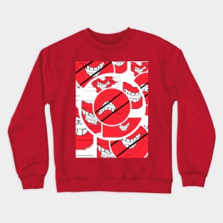 Lips, hearts ... teeth Crewneck Sweatshirt